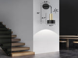 Battery Operated Sconce Set of 2, Dimmable RGB Sconce with Remote Indoor Battery Powered V1171-CB-WLPD-CU-B-RGB-BO2