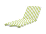 Gardeon Outdoor Chaise Lounge Cushion Lounge Chair Pad Sunbed Mattress Green OLC-LOUNGE-STP-GN