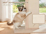 i.Pet Cat Tree 89cm Scratching Post Tower Scratcher Wood Condo Bed House Trees Beige PET-CAT-PO-L-BE