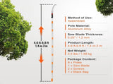 Manual Pole Saw Extendable Tree Pruner 1.4 m-3 m Aluminum Alloy Pole V952-SDGZJLHJZZ3M7QUFHV0