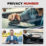 Mobile Phone Bracket Anti-Slip Mat, Multifunction Car Dashboard Mat with Temporary Parking Number, V1258-DP02-F-16