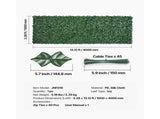 Ivy Privacy Fence, 39 x 158in Artificial Green Wall Screen, Greenery Ivy Fence with Mesh Cloth V952-WLSRZZWQ1J39NK3IBV0