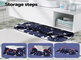 Weisshorn Foldable Bathtub PVC SPA Bucket Inflatable Cushion 134x65cm Star Navy FB-PVC-B-140-NA