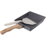1Set Black Kitchen Frying Pan Non Stick Steak Pan Convenient for Home Cooking V1366-AZ2-W-21152