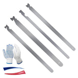 4Pcs Universal Easy ,Equipped with 2 Wedges and Anti Slip Work Gloves V1369-AZ3-W-11348