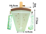 JWDX Glass and Bottle Clearance! Cute Watermelon Straw Water Bottle Ice Cream Popsicle Cup with V1189-LWWAL-20260325-02967