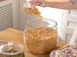 Gallon Plastic jars Cookie Jar & Candy Jar with Lid Large Food Storage jar V1366-AZ2-W-25979