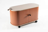 UFOU Fitin Rollin Mobile Roller Shutter Cabinet - Storage with Adjustable Shelves & Wheels V563-68170