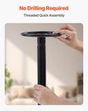 VEVOR Floor-to-Ceiling Transfer Pole 136kg Capacity for 2.14-3.05m Ceiling Black V952-LDSAQFSHS710U66BRV0
