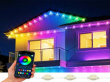 Jingle Jollys 15M Christmas Lights Permanent String Eaves Light 36 LED Decoration XMAS-ST36-16M-RGB