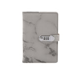 3 pcs Marble Diary Lock, 100 Pages College Ruled Secret Journal Lock, Waterproof Diary V1366-AZ2-W-08042