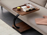 Sofa Side Table Stylish Simple Versatile Dual Layer Couch End Table for Living Room Bedroom Square V1294-YM0901-3116230019711