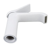 Sink G1/2 Thread Hot Cold Water Tap White Leaking Resistant Corrosion Proof Bathroom Sink V1294-YM0715-3112220048011