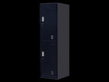 2-Door Vertical Locker for Office Gym Shed School Home Storage V63-832451