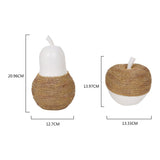 Set Assort Contemporary Hamptons Apple & Pear 13cm V637-92095APL