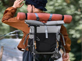 Nylon Waterproof Roll-Top Backpack, 22L-28L Expandable, Air-Cushion Strap System, Polyester Lining V1232-XXDS-SJB-004
