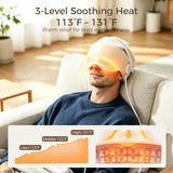 Electric Head Massager for Headaches, Eye Massager with Heat, 6-Zone Kneading for Temples & V1107-110-07426
