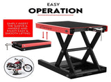 500kg Motorcycle Lift Scissor Jack Work Stand Motorbike Heavy Duty Bike V379-SCISSRSTND
