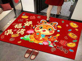 Doormat Red Home New Year Carpet Good Luck Great Implied Meaning for Housewarming Celebration Party V1294-YM0901-240908HL19-15