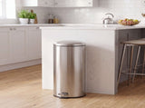 30L Pedal Bin with Stainless Steel and Plastic Construction V196-RB130