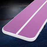 Everfit 3M Air Track Gymnastics Tumbling Exercise Cheerleading Mat Inflatable Purple ATM-3-1-01M-PU