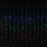 LED Curtain Lights Rainbow Color available in 2 sizes - 3.6 meter V720-XL0648