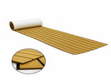 EVA Faux Teak Boat Flooring Sheet Marine Decking Mat Self Adhesive Non Slip Foam for Yacht Caravan & V888-ELOSUNG44112