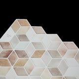 Tiles 3D Peel and Stick Wall Tile Shell Mosaic 10 Sheets V63-837121