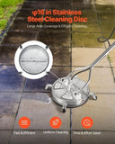 VEVOR 18" Pressure Washer Surface Cleaner 4 Wheels Dual Handle 4000 Max PSI V952-GYQXJBMQJQYPY17O7V0