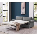 PHEBE 3 Seater Sofa bed with Separate Foam Mattress- Corduroy Dark grey V606-FURNI-SOF-T502-PHEB-DG