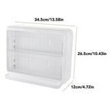 Wall Mounted Coffee Capsule Holder Clear Acrylic Compact Tea Bag Storage Rack for Office S One Layer V1294-YM0710-3117230304311
