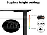 Artiss Standing Desk Motorised Dual Motor White 120CM HASD-268-BKDF-WHDB-120