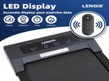 1.5 HP 52cm Electric Walking Pad Treadmill with Remote Control and Display Screen V196-TM111