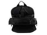 Pierre Cardin 30L Large Padded Backpack Bag w 13" Laptop Sleeve Travel Luggage - Black V563-PC-2649-BLK