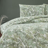 Ardor Solana Sage Watercolour Print Quilt Cover Set Queen V442-INT-QUILTCS-SOLANA-SAGE-QS