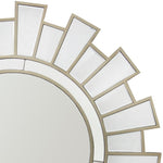 Wall Mirror MDF Silver Clear Image Lightweight MRR-02 V43-MRR-02