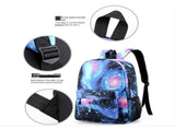 Cristiano Ronaldo Backpack 3-Piece Set, Black Youth School Backpack V1188-XY-Y915-00068
