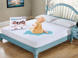 Waterproof Noiseless Mattress Protector Cover Sheets Deep-Pocket Full Size V1192-AZ-W-31059