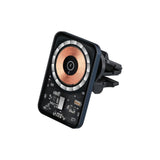 15W Magnetic Car Wireless Charger Phone Holder Mount MagSafe with Cyber Style V201-W13029438