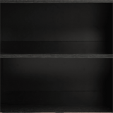 Mid-Century Black Ribbed Sideboard Cabinet V264-TAB-725C-BLK-NA-1