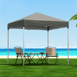 Instahut Gazebo 2x2m Outdoor Patio Garden Marquee Shade w/ Base Pods Grey GAZEBO-T-2X2-F-EC-GR-BASE