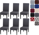 Chair Set of 4 or 6, Stretch Removable Washable Chair Decoration Slipcovers Seat V1237-ZY-203-4198