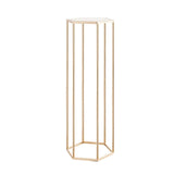 Wedding Flower Stand, 10PCS 80cm Column Flower Stand, Floral Stands with Acrylic Laminate, Hexagonal V952-HLHJLFT10J80XDSZ1001V0