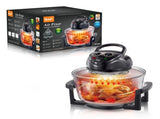 Three-in-One Visual Convection Air Fryer with 12L Large Capacity, 360&deg Circulating Heat, Low-Oil V1341-ZY-N7CWWQHZ-TRANSPARENT