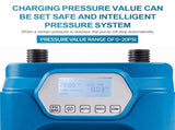 20PSI High Pressure SUP Pump Dual Motor 150W 12V DC Inflatable Deflatable Electric Air Pump with 7 V1294-YM0901-H48485