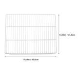 Heavy Duty Steel Wire Refrigerator Organizer Shelf, Freezer Storage Rack, Easy to Clean, 1 Piece V1369-AZ3-W-18701