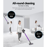 Devanti Stick Vacuum Cleaner Bagless Cordless 120W Purple VAC-CL-H-SC2-PP