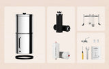 Aimex Portable Water Filter - Gravity-Fed, 304 Stainless Steel, Fluoride Removal V502-AIMEXSSGRVTFDCH