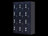 12-Door Locker for Office Gym Shed School Home Storage - 3-Digit Combination Lock V63-839111