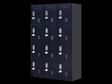 12-Door Locker for Office Gym Shed School Home Storage - 3-Digit Combination Lock V63-839111